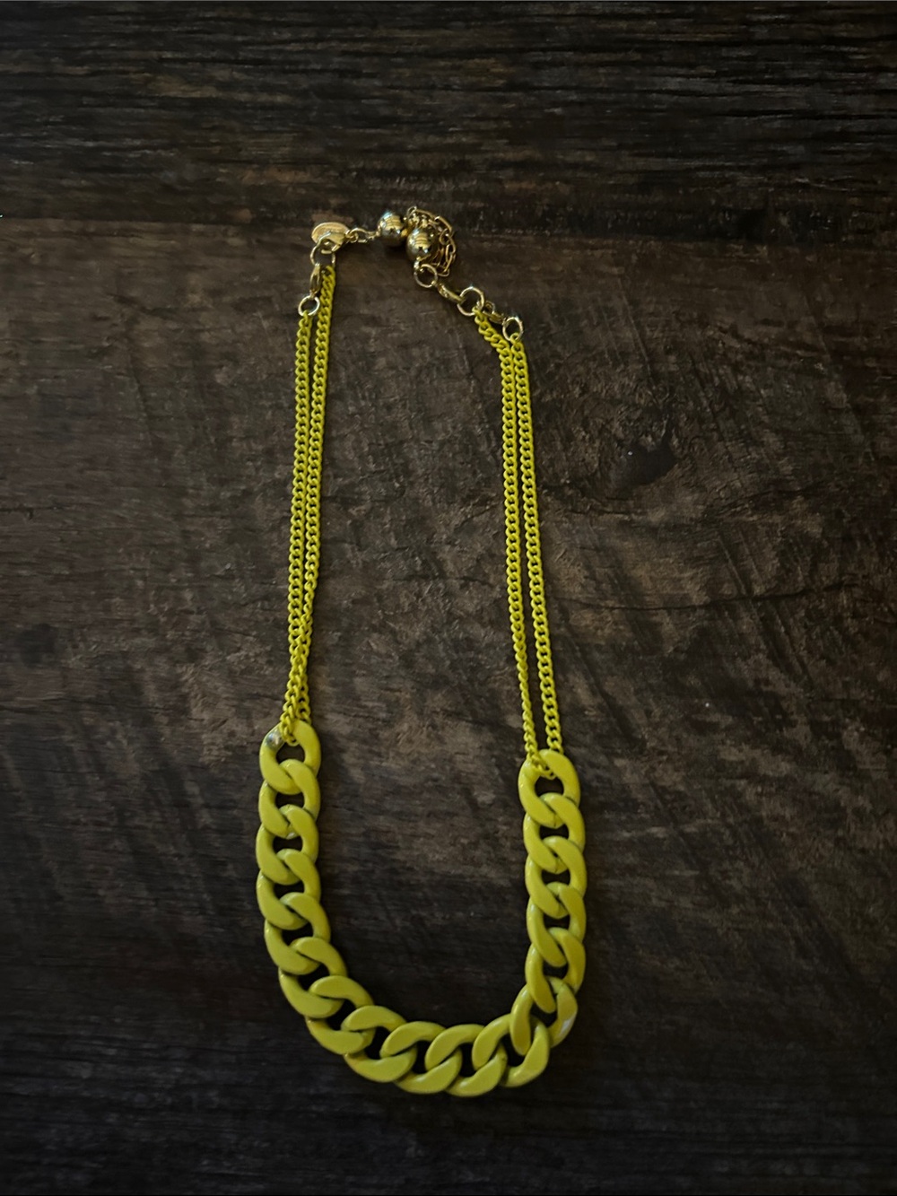 By Alexa Rae Yellow Link The Alexa Necklace with magnetic closure